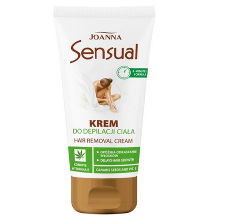 JOANNA Sensual krem do depilacji ciała Konopie 100ml