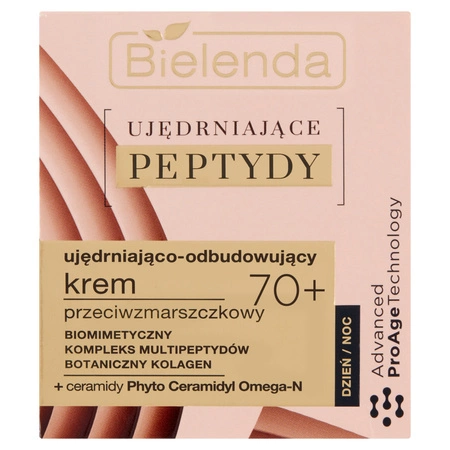 BIELENDA UJĘDRNIAJĄCE PEPTYDY KREM 70+ D/N 50ML./1