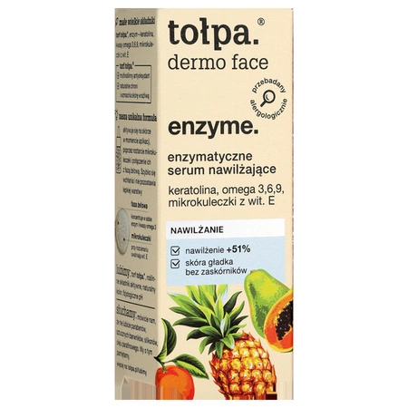 TOŁPA Dermo Face Enzyme serum do twarzy enzymatyczne, nawilżające 30ml