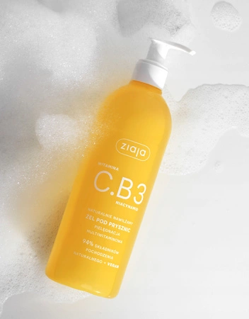 ZIAJA Witamina C.B3 Niacynamid żel pod prysznic nawilżający 400ml