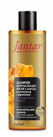 FARMONA Jantar szampon rewitalizujący kolor do włosów Blond i Siwych 300ml