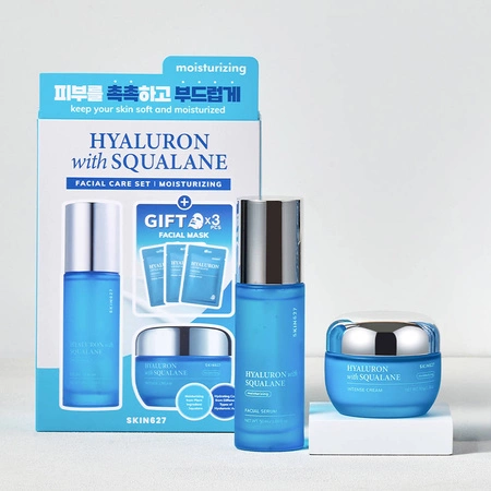 SKIN627 Hyaluron With Squalene zestaw kosmetyków głęboko nawilżający