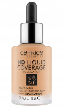 CATRICE HD Liquid Coverage matujący podkład do twarzy 034 Medium Beige 30ml
