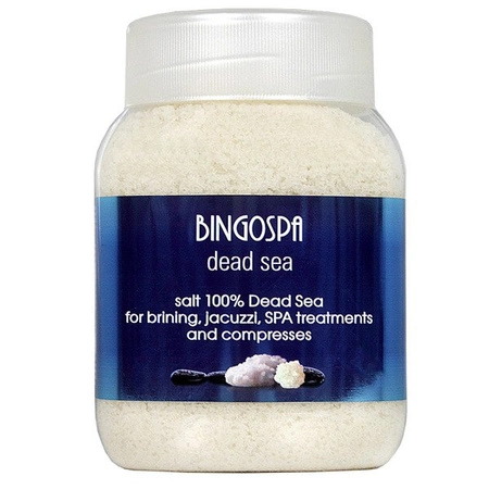 BINGOSPA Sól 100% z Morza Martwego 1250g