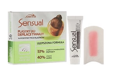 JOANNA Sensual plastry do depilacji twarzy do włosów mocnych 16szt