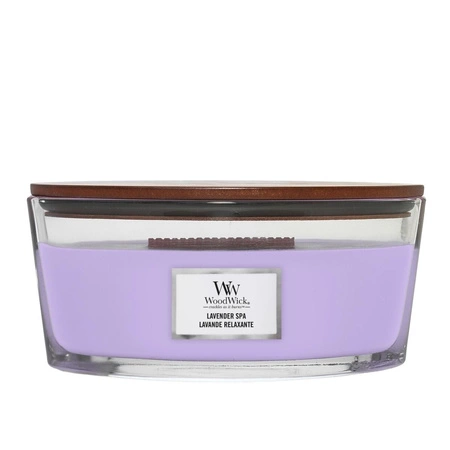 WOODWICK Core Hearthwick świeca w słoiku elipsa LAVENDER SPA 453g 