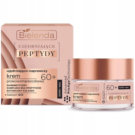 BIELENDA Ujedniające Peptydy krem dzień/noc 60+ 50ml