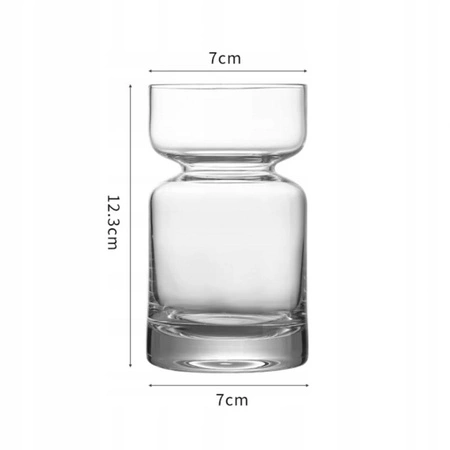 ECARLA szklanka Flow Glass 350ml KLEPSYDRA SZK191
