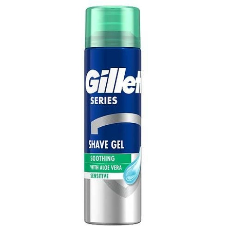 GILLETTE Sensitive żel do golenia White Aloe Vera 200ml