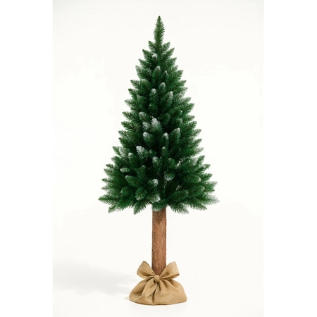 ECARLA choinka na pniu ośnieżony świerk 180cm CHO09