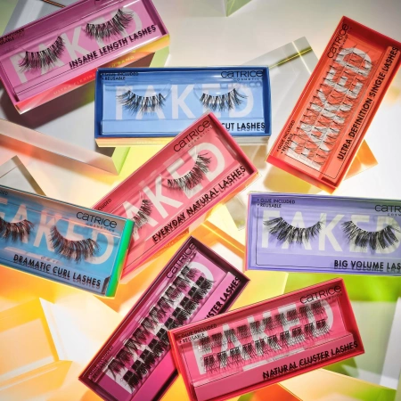 CATRICE Faked Lashes sztuczne rzęsy kępki Natural Cluster 20szt