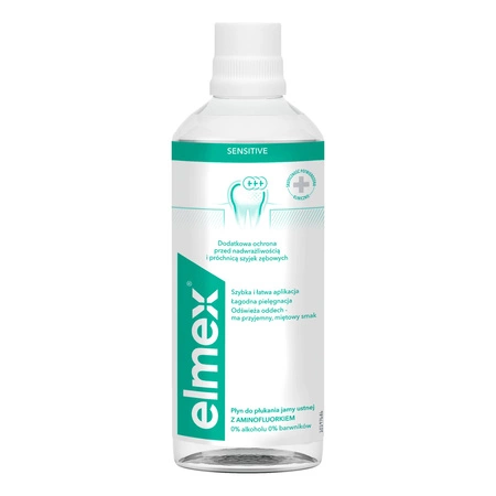 ELMEX Sensitive Plus płyn do płukania jamy ustnej 400ml