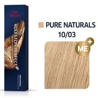 KOLESTON Perfect Me+ farba Pure Naturals 10//03 Bardzo Bardzo Jasny Blond Naturalny Złoty 60ml