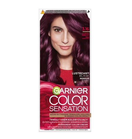 GARNIER Color Sensation krem do włosów 3.16 Głęboki Ametyst