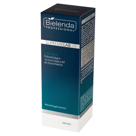BIELENDA PROFESSIONAL Supremelab Men Line żel do mycia twarzy odświeżająco oczyszczający 200ml
