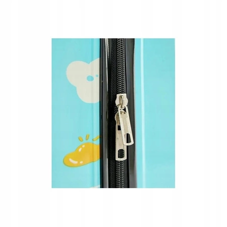 ECARLA walizka kabinowa dla dzieci z szyfrem Panda Niebieska WP07