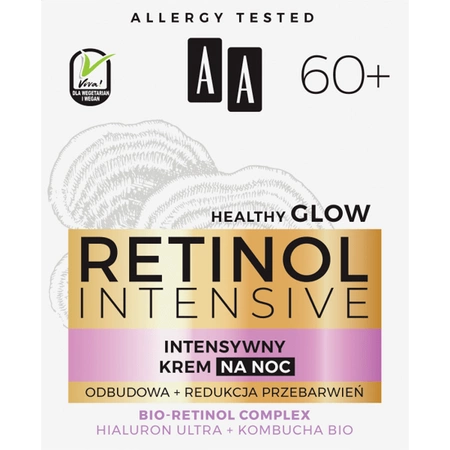 AA Retinol Intensive krem na noc 60+ 50ml