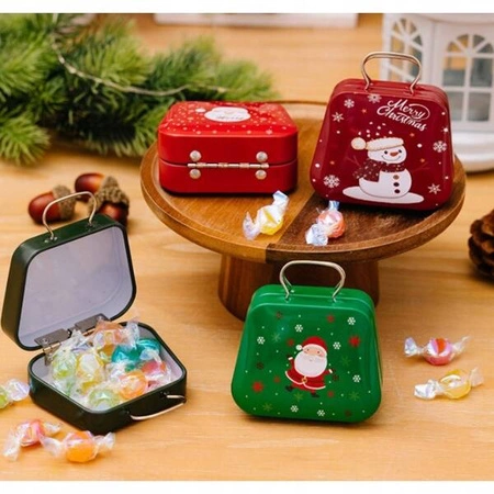 ECARLA mini pojemniczek z uchwytem na cukierki 7x5,5cm Święta KSN164