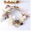 ECARLA wianek na głowę Retro Kwiaty Boho W108