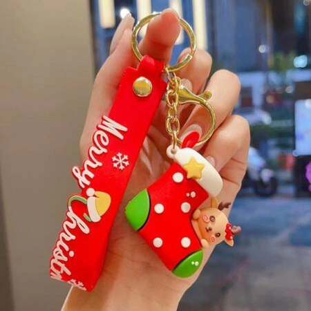 ECARLA brelok do kluczy świąteczny Skarpeta