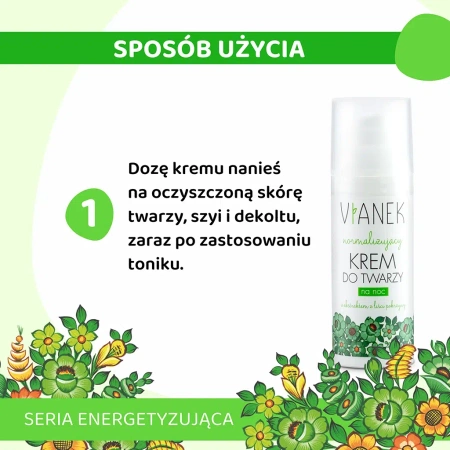 SYLVECO Vianek Normalizująca krem do twarzy na noc 50ml