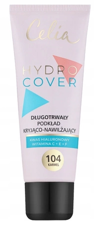 CELIA Hydro Cover podkład do twarzy kryjąco-nawilżający 104 Karmel 30ml