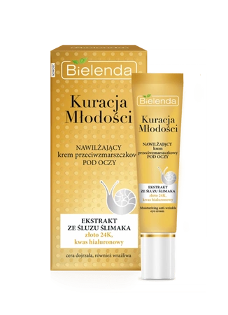 BIELENDA Kuracja Młodości nawilżający krem przeciwzmarszczkowy pod oczy 15ml