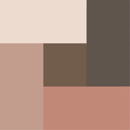 BELL HYPOALLERGENIC Nude Eyeshadow paletka cieni do powiek 03 5g