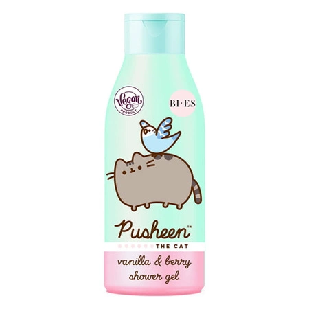 BIES Pusheen The Cat żel pod prysznic Vanilla Berry 400ml