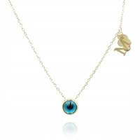 ECARLA naszyjnik ze stali szlachetnej pozłacanej Literka M NST2065