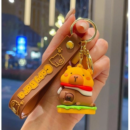 ECARLA brelok do kluczy Kapibara KANAPKA BRL377