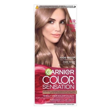 GARNIER Color Sensation krem do włosów 8.12 Opalizujący Różowy Blond