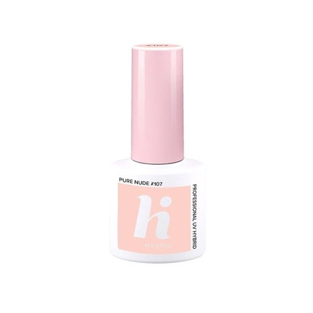 HI HYBRID Lakier hybrydowy 107 Pure Nude 5ml