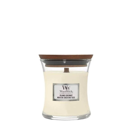 WOODWICK PlusWick mała świeca w słoiku Island Coconut 85g
