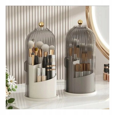 ECARLA organizer na pędzle ryflowany 27x12,5cm Grafit CB61GRAF