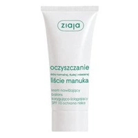 ZIAJA Liście Manuka Oczyszczanie krem nawilżający balans korygująco-ściągający SPF10 50ml