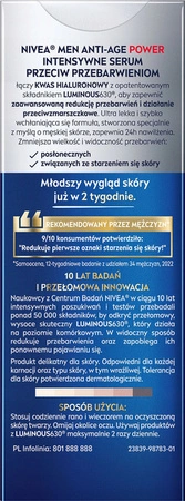 NIVEA MEN Anti Age serum do twarzy przeciw przebarwieniom Power 30ml