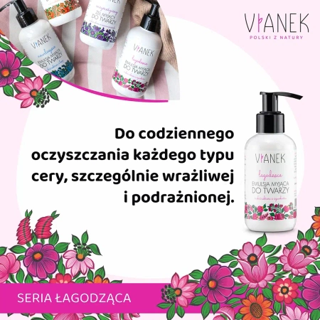 SYLVECO Vianek Łagodząca emulsja myjąca do twarzy 150ml