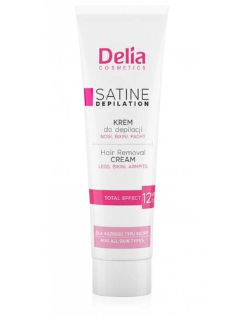 DELIA Satine Depilation krem do depilacji 12w1 Total Effect 100ml