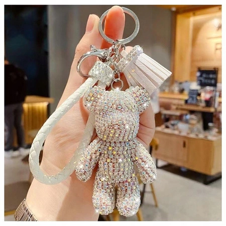 ECARLA brelok do kluczy kryształowy Miś BRL262