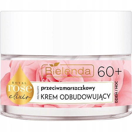 BIELENDA Royal Rose Elixir krem do twarzy odbudowujący 60+ Dzień Noc 50ml