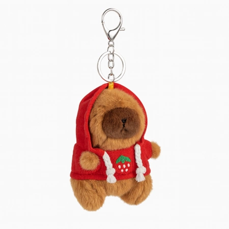 ECARLA brelok do kluczy KAPIBARA w bluzie z truskawką BRL379