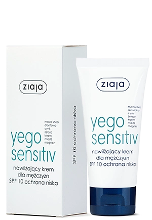 ZIAJA Yego Sensitiv krem nawilżający spf 10 50ml