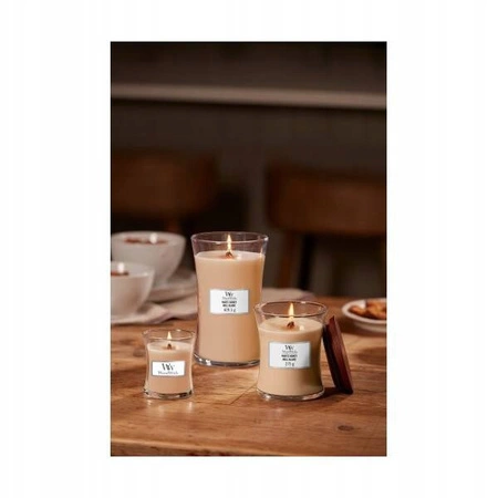 WOODWICK PlusWick mała świeca w słoiku WHITE HONEY 85g