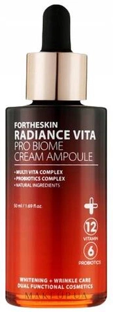 FOR THE SKIN Radiance Vita ampułka do twarzy rozjaśniająca kremowa z Witaminami 50ml