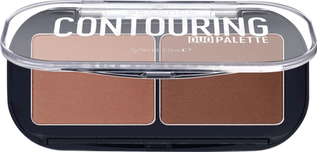 ESSENCE Contouring Duo paletka do konturowania 20 Darker Skin 7g