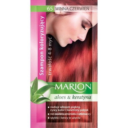 MARION Szampon koloryzujący 65 Winna Czerwień 40ml