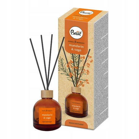 BRAIT Herbal Moments olejek zapachowy z patyczkami Mandarin Sage 100ml