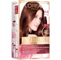 LOREAL Excellence Creme farba do włosów 6.41 Jasny Bursztynowy Brąz