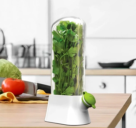 ECARLA pojemnik do przechowywania świeżych ziół do lodówki POJ09